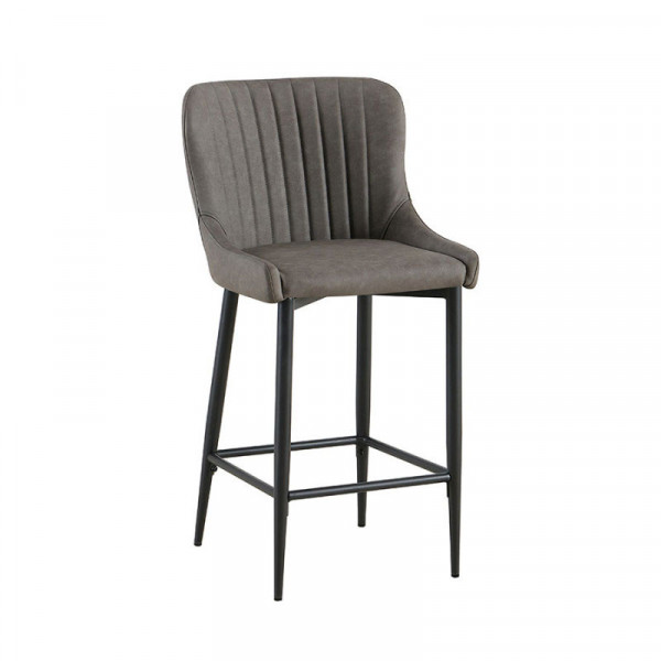 Maria Barstool PU Grey